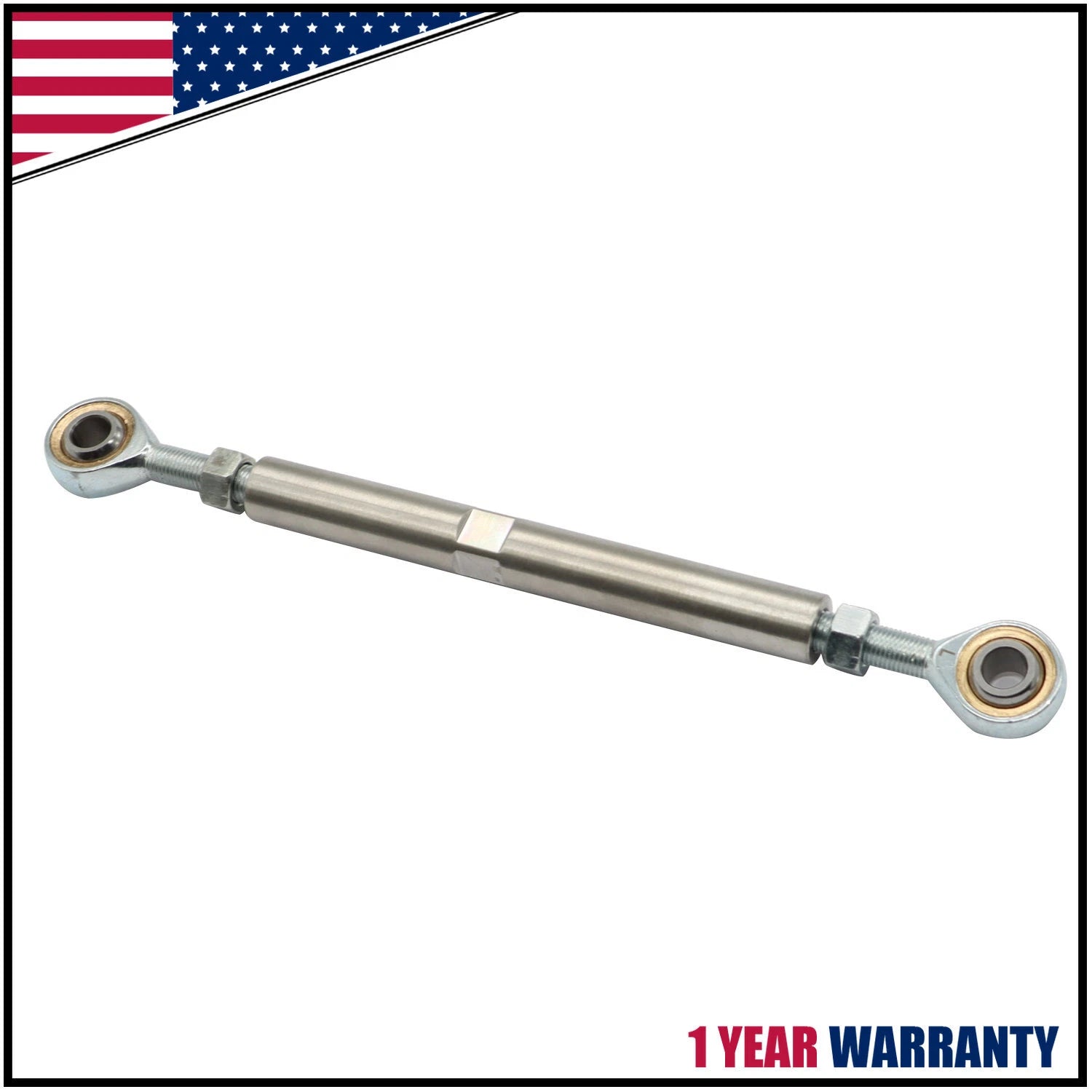 Adjustable Tensioning Rod Heim Joint Alternator Bracket for SBC BBC 350 454 (1970–1995)