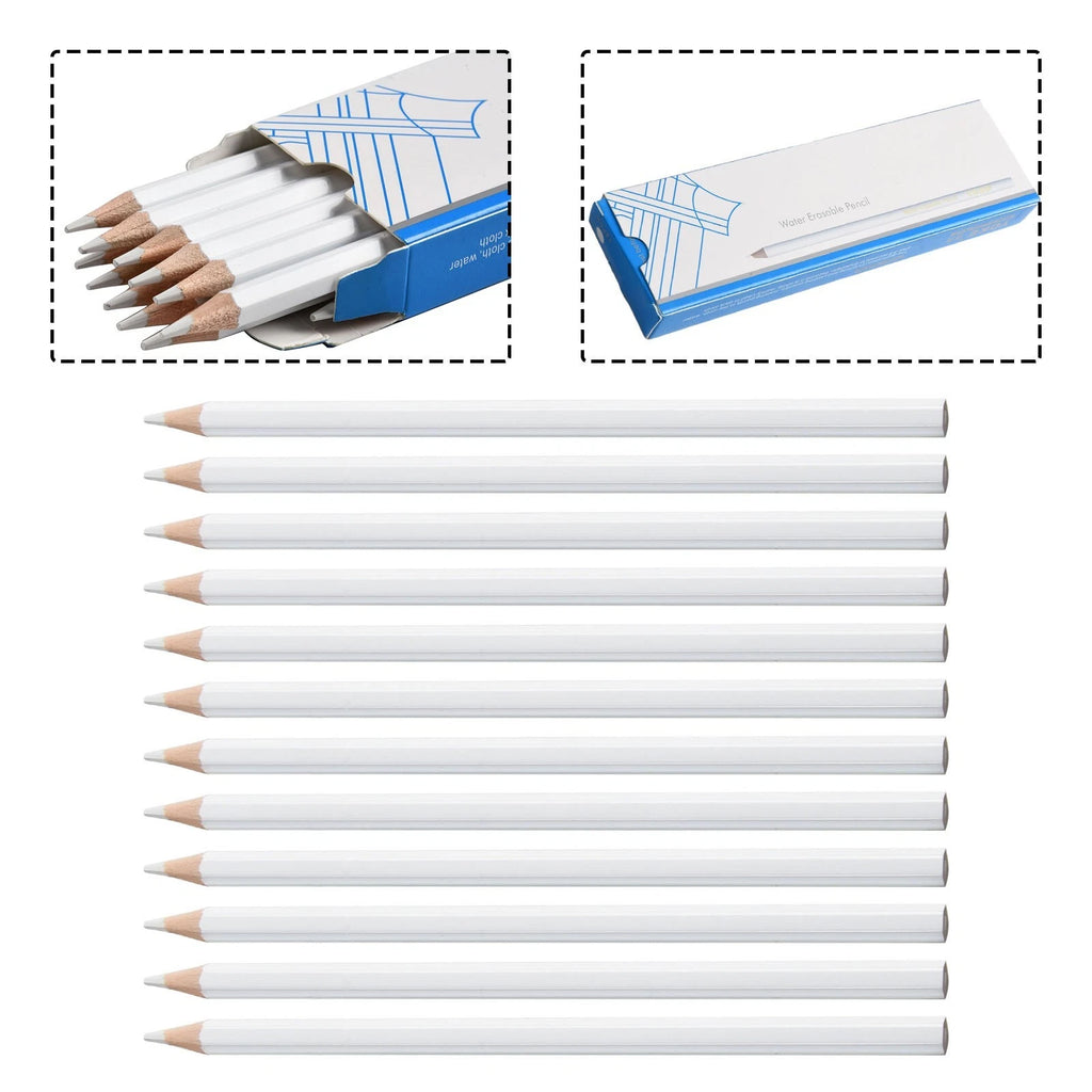 12 Units Water Soluble Marking Needles for DIY Leather Fabric Sewing