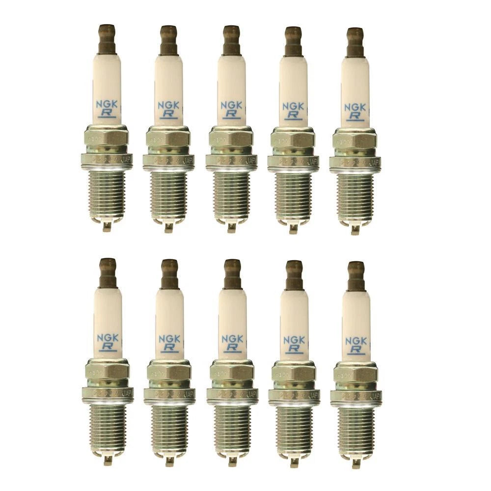 Set of 10 NGK Laser Platinum Spark Plugs (Gap 0.036) for