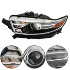 Driver Headlight for Ford Taurus (2013-2014) Clear Lens Halogen