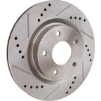 Disc Brake & Pad Kit for Nissan Altima (2013) Cross-drilled Slotted