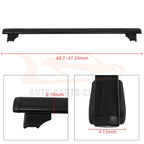 Aluminum Cross Bar Cargo Carrier for Jeep Compass (2008–2010)