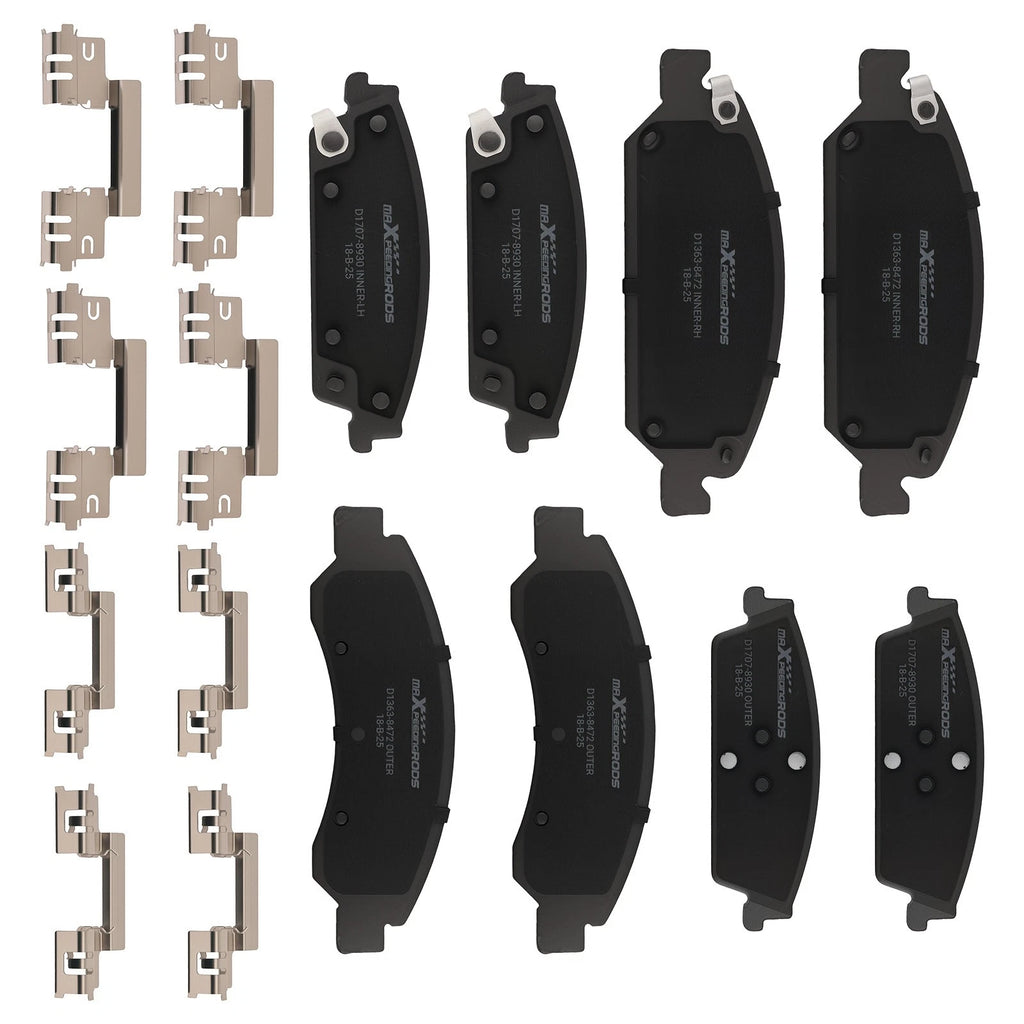 Set of 4 Ceramic Brake Pads for Cadillac Escalade/Escalade ESV (2015–2020) P-1363