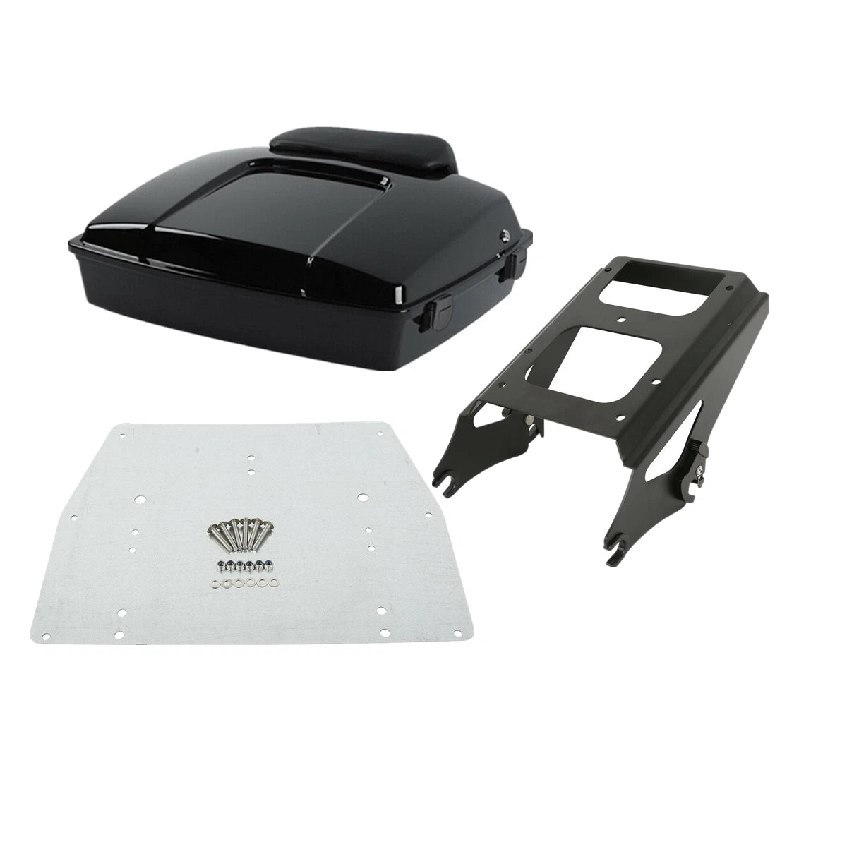 5.5" Trunk Pad Rack Plate for Harley Touring Glide (2009–2013)