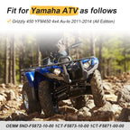 Front Brake Hose Line & Pipe Kit for Yamaha Grizzly 450 4x4 (2011–2014)