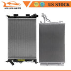 Radiator and AC Condenser for Kia Soul (2014–2016) Aluminum