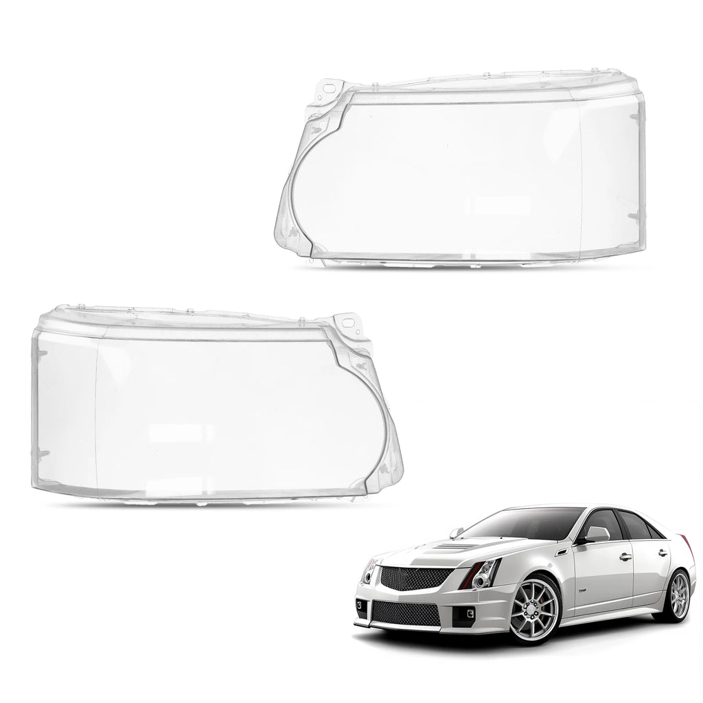 Pair Headlight Lens Cover for Land Rover Range Rover Sport (2010–2013)