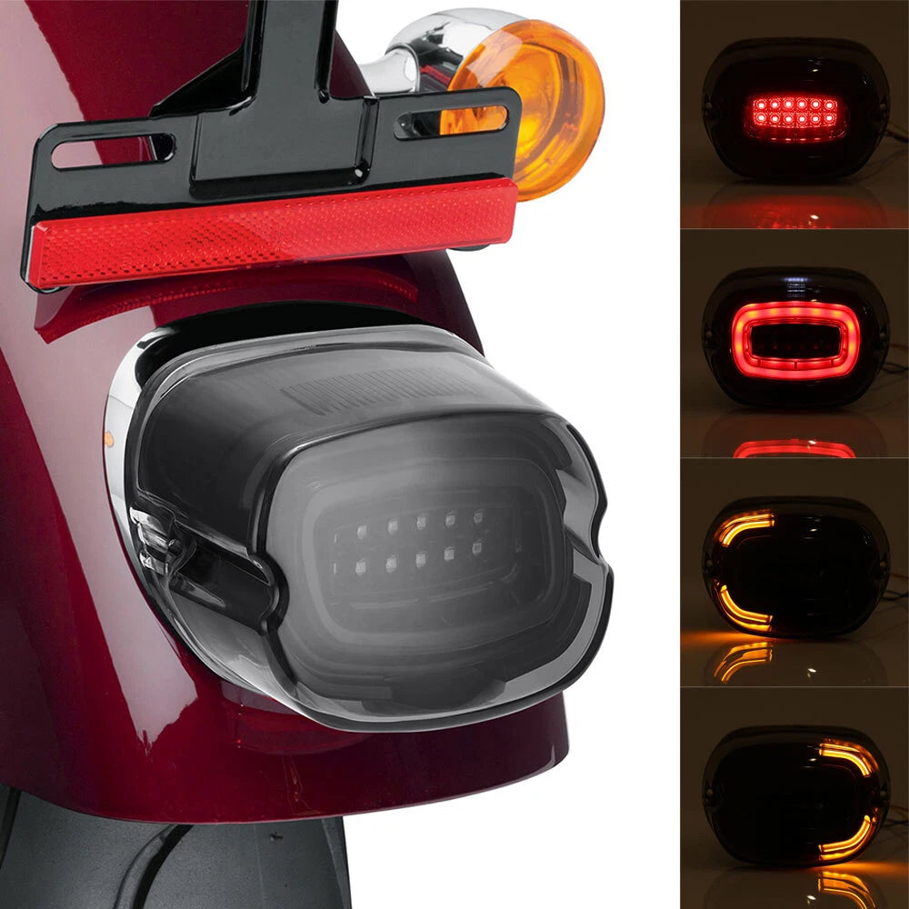 Smoke LED Tail Light for Harley Touring Softail Sportster 883
