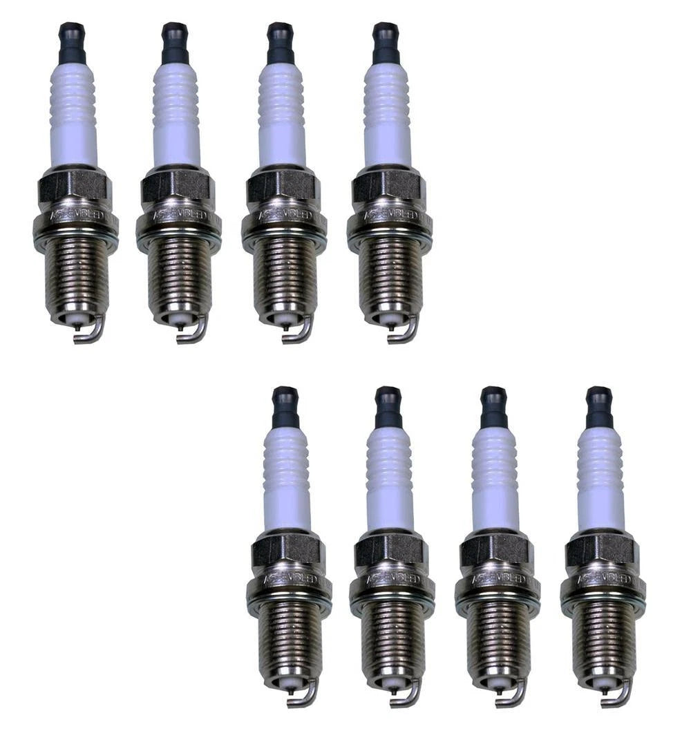 Set of 8 Denso Double Platinum Spark Plugs (Gap 0.044) for