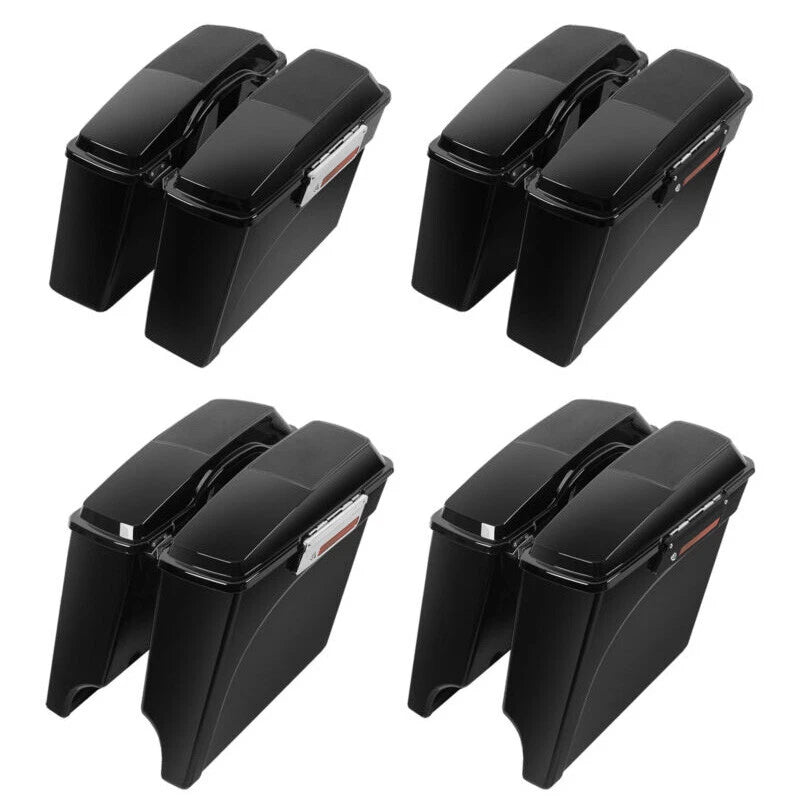 Hard Saddlebags with 6x9" Speaker Lids for Harley Touring Road Glide (1994–2013)