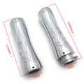Chrome Flame Hand Grips for Honda CBR 600 F3 F4i 900 929 954 1000 RR (1997–2007)