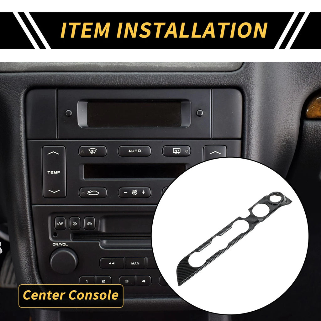 Carbon Fiber Console AC Switch Button Control Trim for Toyota Tacoma (2016–2023)