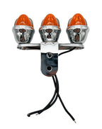 Auxiliary Mini Light Amber Lenses with Visor for Triple Use (Universal)