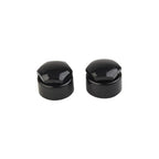 Black Wheel Nut Bolt Cover Cap / Pack of 24x 17MM / for Opel
