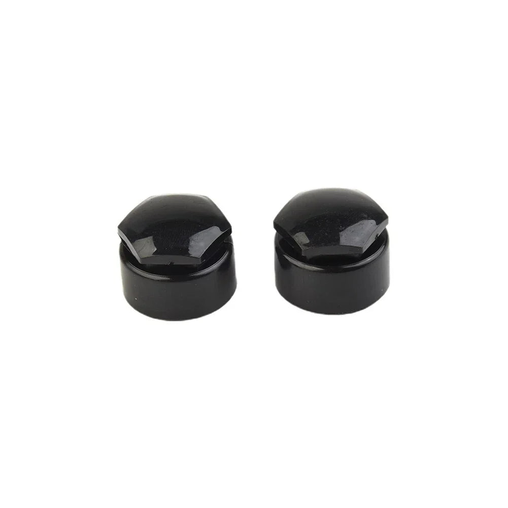 Black Wheel Nut Bolt Cover Cap / Pack of 24x 17MM / for Opel