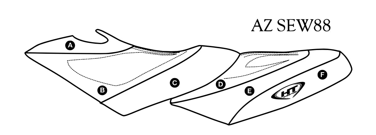 Hydro-Turf Seat Cover for Sea-Doo GTX RXT 155 215 (2002–2008)