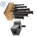 Set of 12 Carbide Tip Boring Bars for AXA #4 Holder (12" Swing)