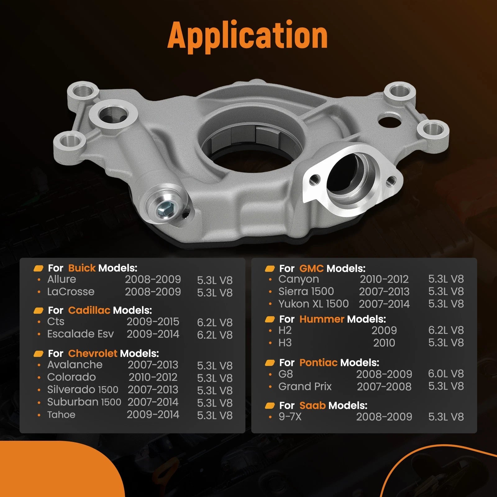 High Volume Engine Oil Pump for Cadillac Escalade (2007-2014)