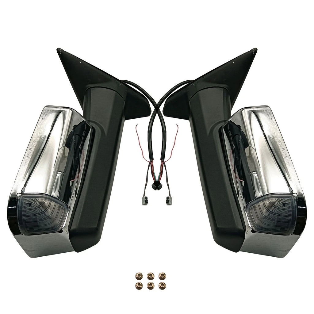 Pair Chrome Towing Mirrors for Ram 1500 3500 (2010–2023)