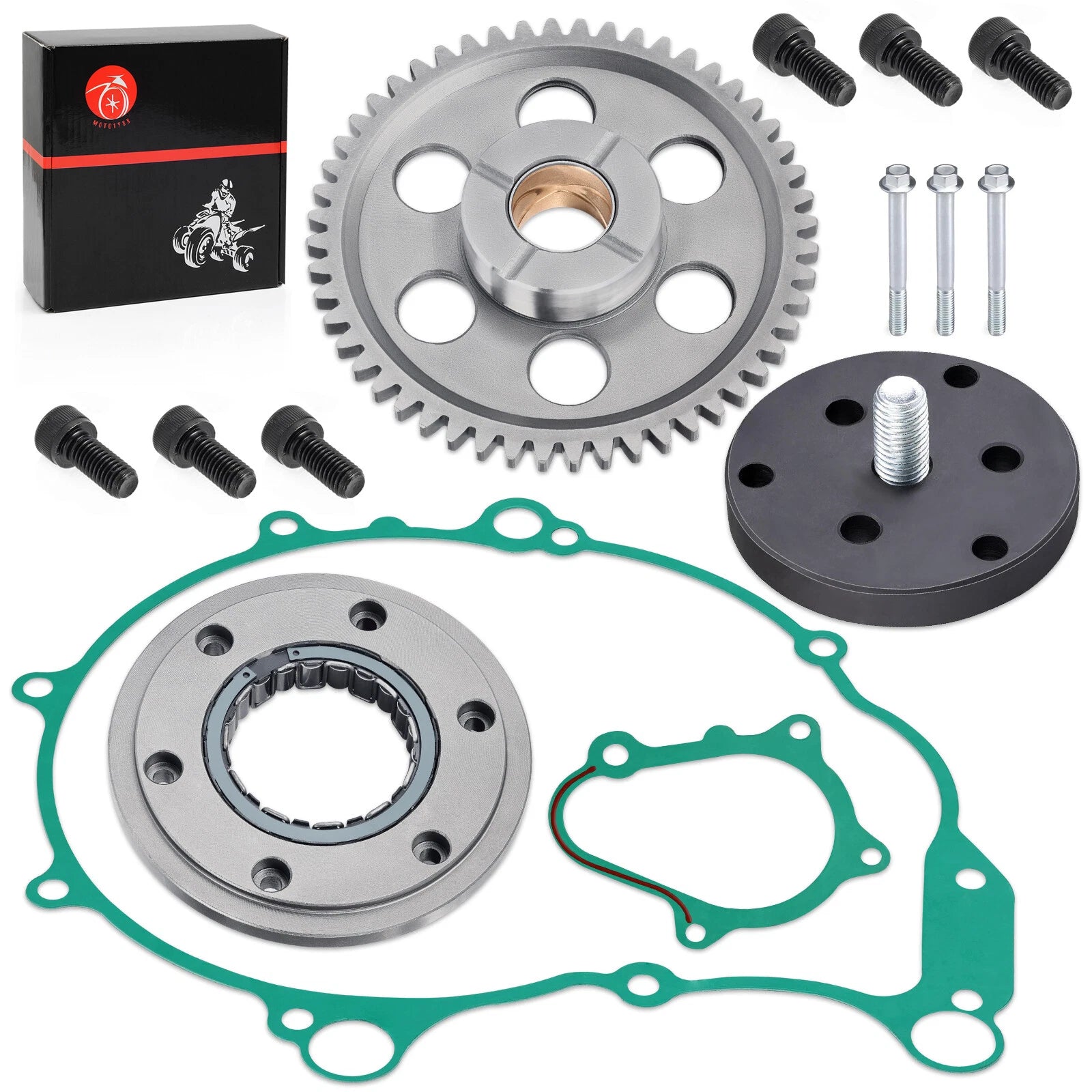 One Way Bearing Starter Clutch Gear + Tool for Yamaha YFM660R (2004–2005)