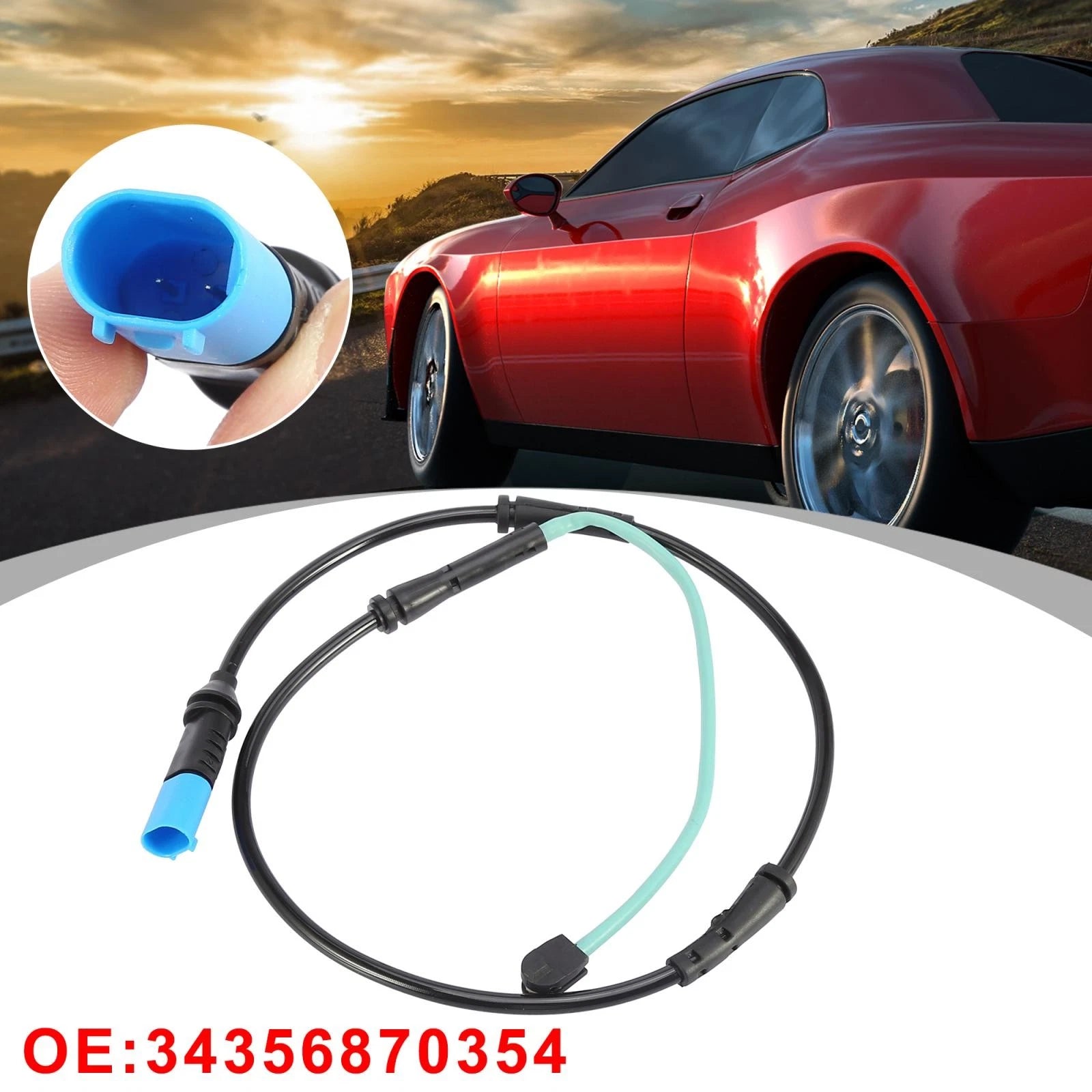 Rear Brake Pad Wear Sensor 2 Pins 34356870354 for BMW 