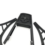 Black Backrest Sissy Bar with Leather Pad for Harley Sportster 883 1200 (2004–2023)