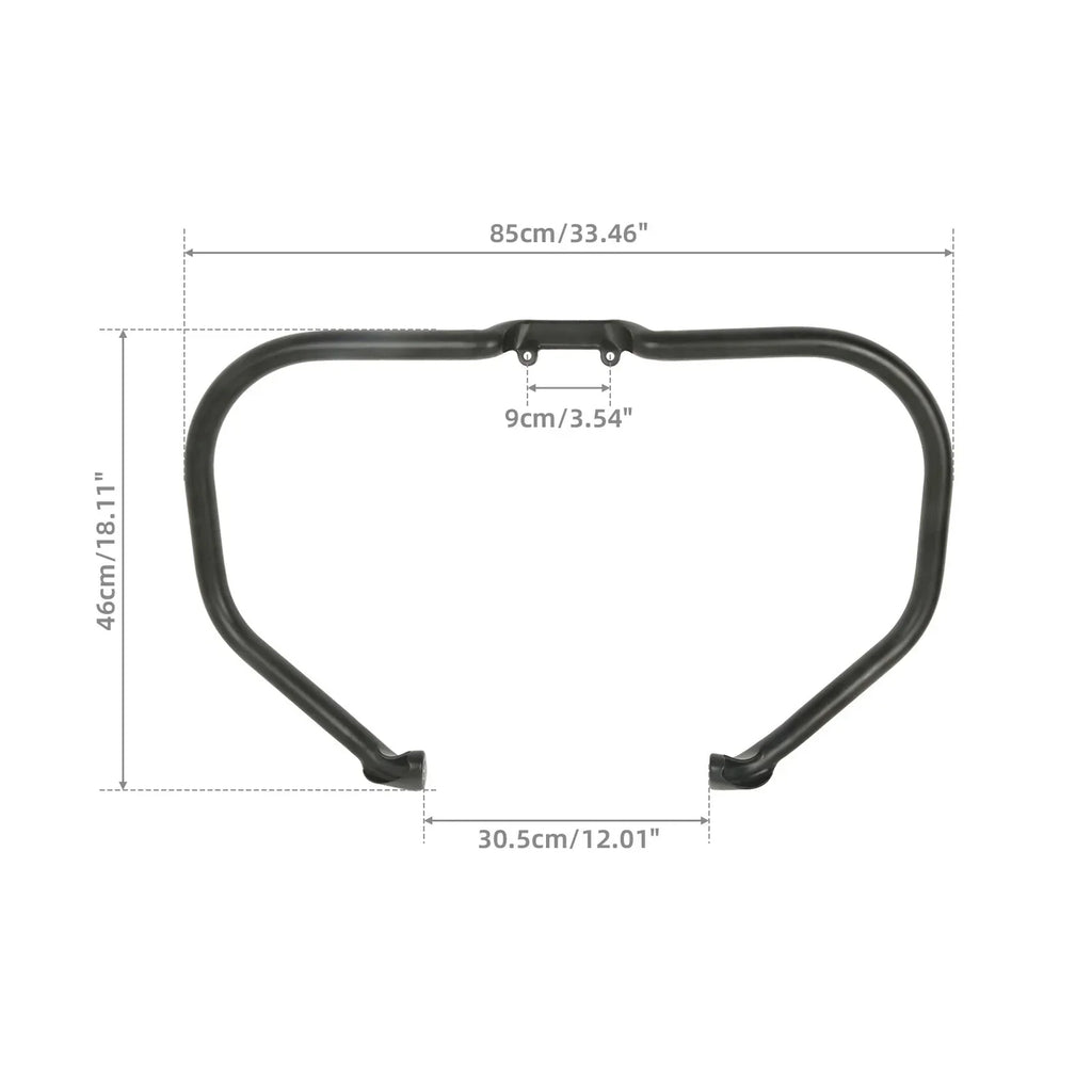 Black Engine Guard Crash Bar for Indian Chief Springfield Chieftain (2014-2025)
