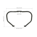 Black Engine Guard Crash Bar for Indian Chief Springfield Chieftain (2014-2025)