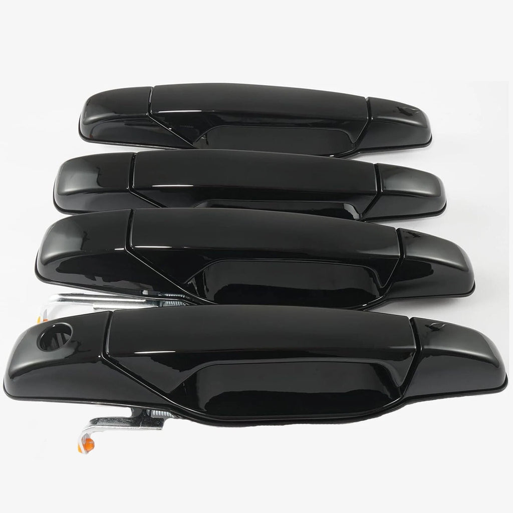 Gloss Black Door Handles for Cadillac Escalade Silverado Suburban (2009-2013)