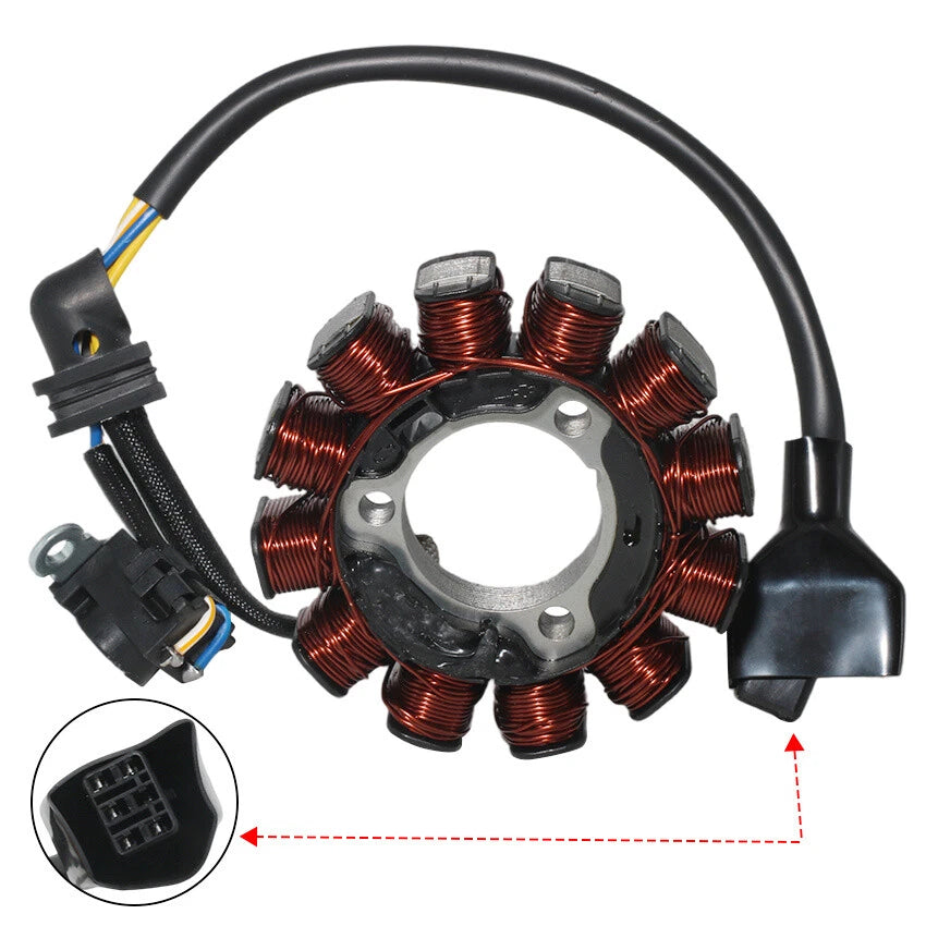 Magneto Stator Coil for Honda CRF250R CRF250RL CRF450 CRF450R (2004–2021) AC 31120-K95-A61