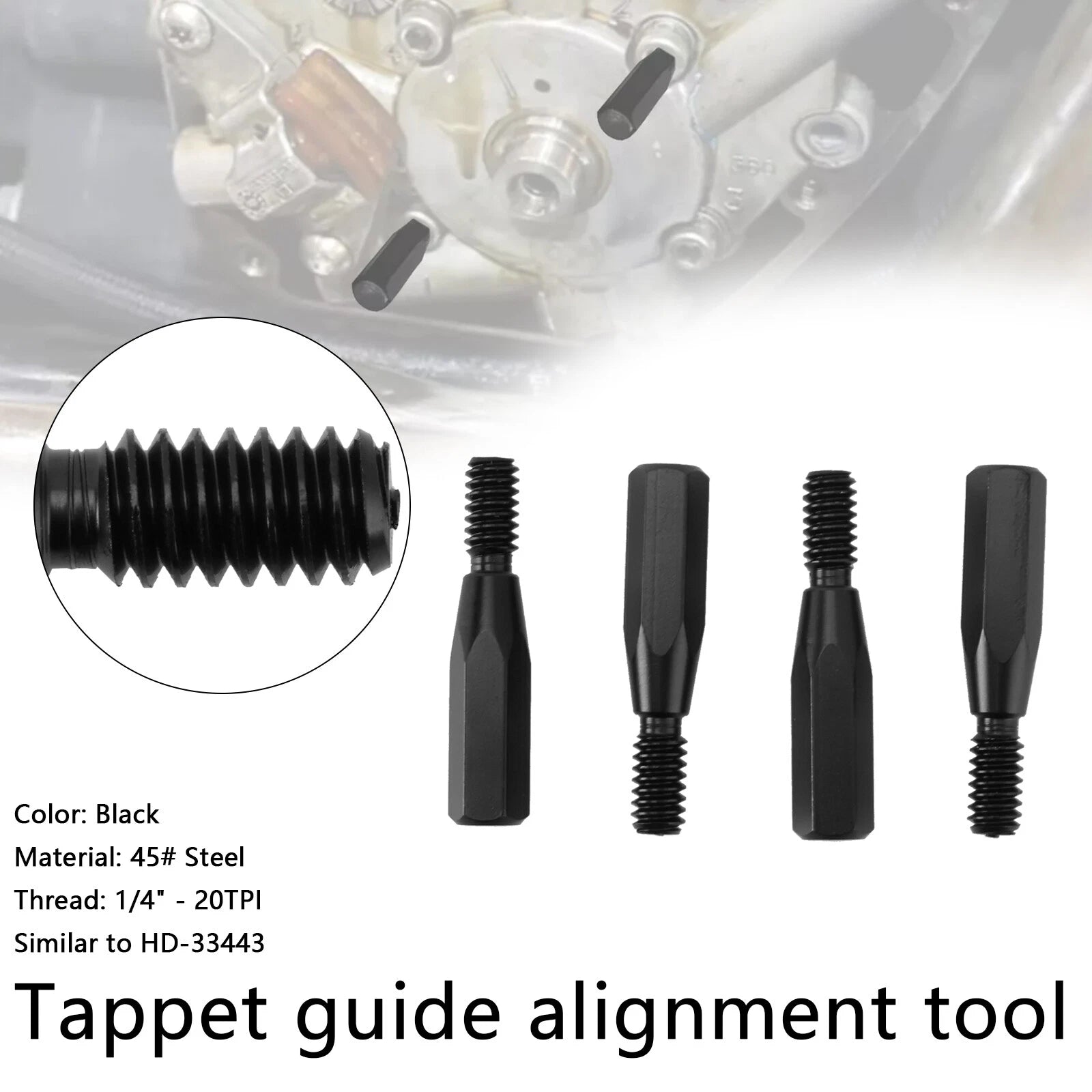 Tappet Guide Oil Pump Alignment Tool for EVO Big Twin, EVO XL (All Years)
