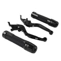 Black Extendable Brake Clutch Levers Grips for BMW R1200GS ADV (2004-2018)