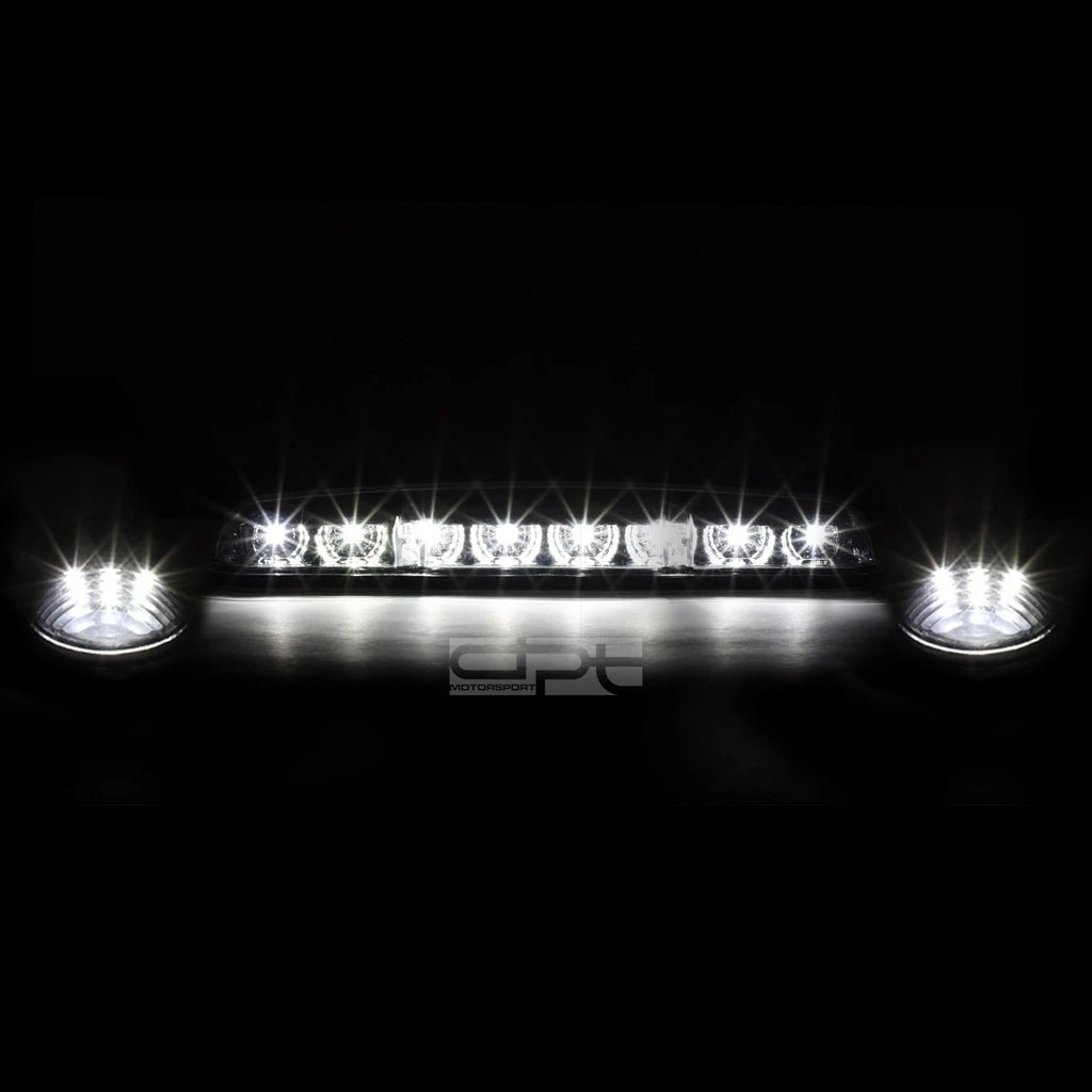 3X White LED Cab Roof Running Light Lamp for Silverado Sierra (2002–2007)