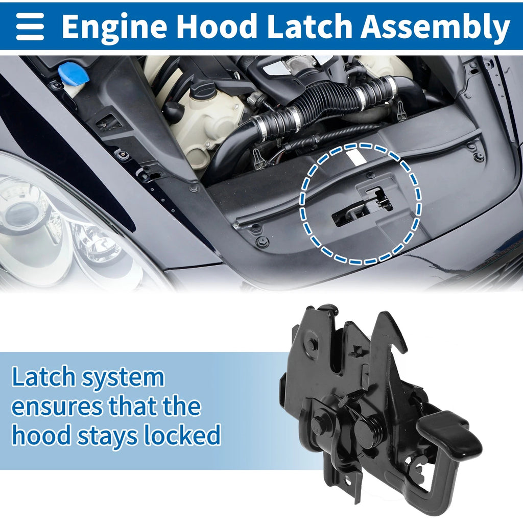 Hood Latch Assembly for Hyundai Sonata (2006–2010) No. 811303K000 1 Pc