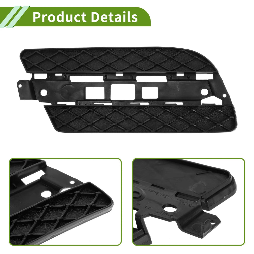 1 Pc Fog Light Grill for Mercedes Benz GL350 (2007–2012) No. 1648847122 Black