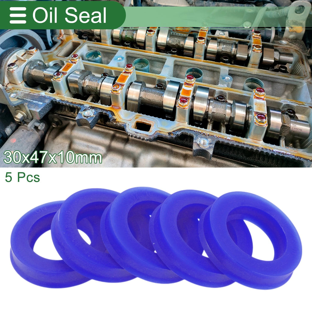 Set of 5 Oil Seal Rotary Shaft Seal 30x47x10mm for Various Models