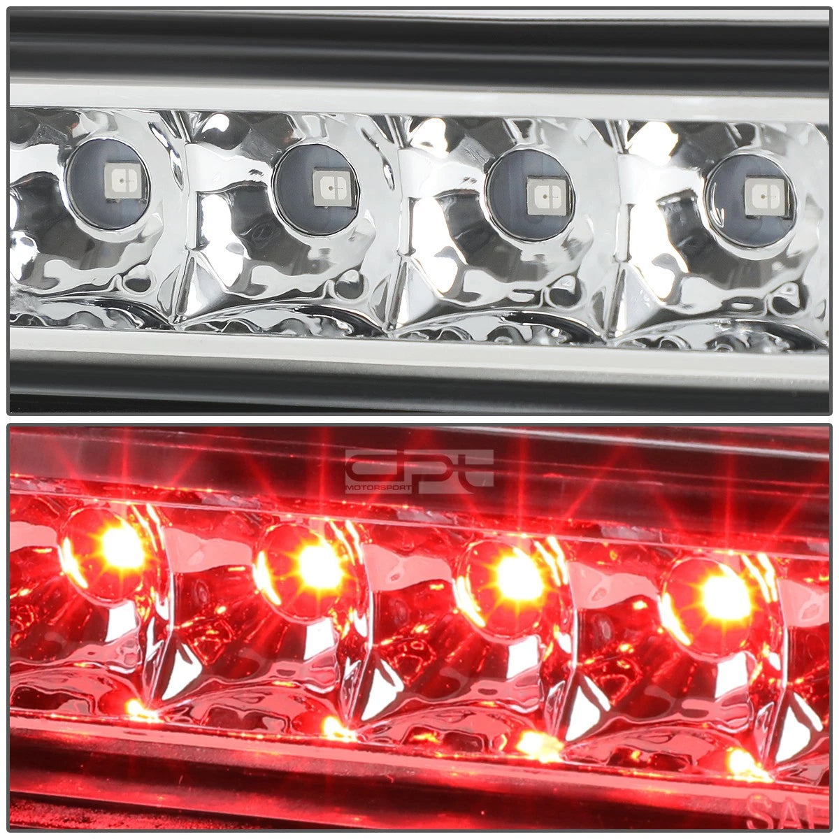 Full LED Third Tail Brake Light Lamp Chrome for Toyota FJ Cruiser (2007–2014)