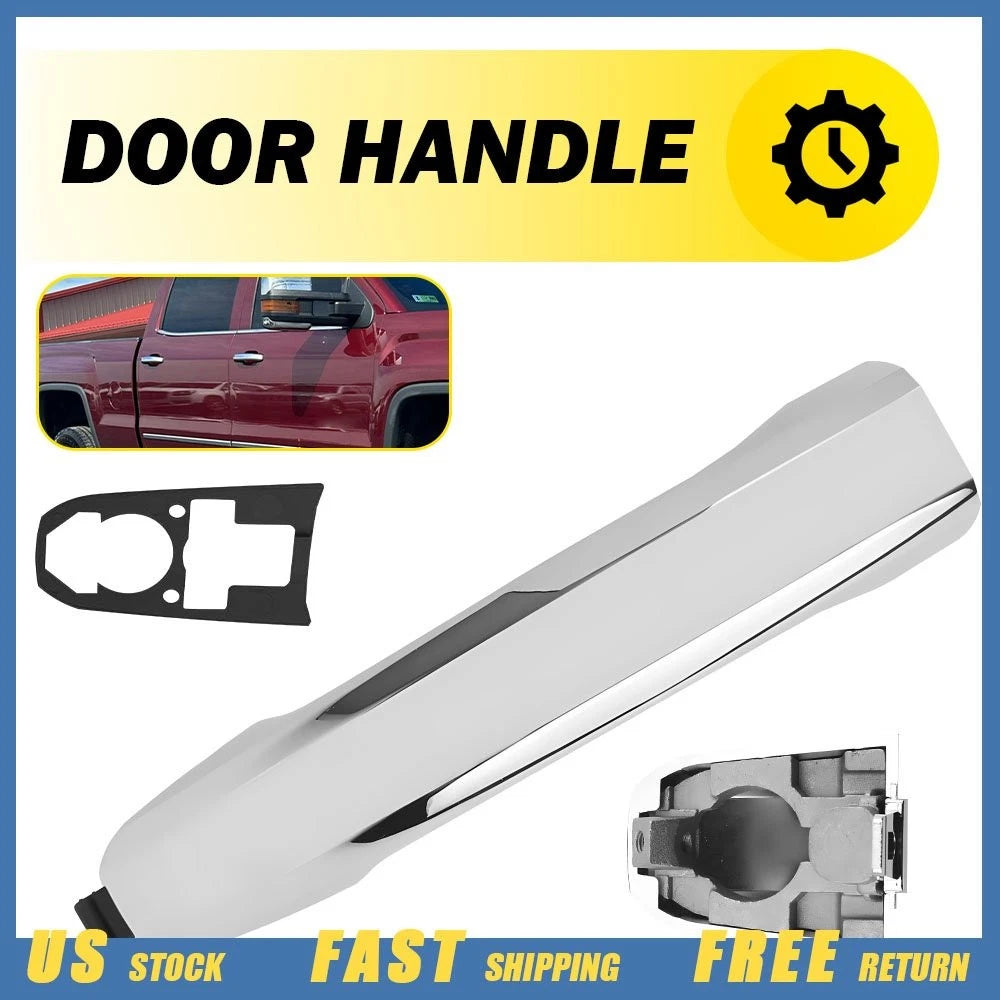 Chrome Outside Exterior Door Handle for Silverado Sierra (2014–2022)