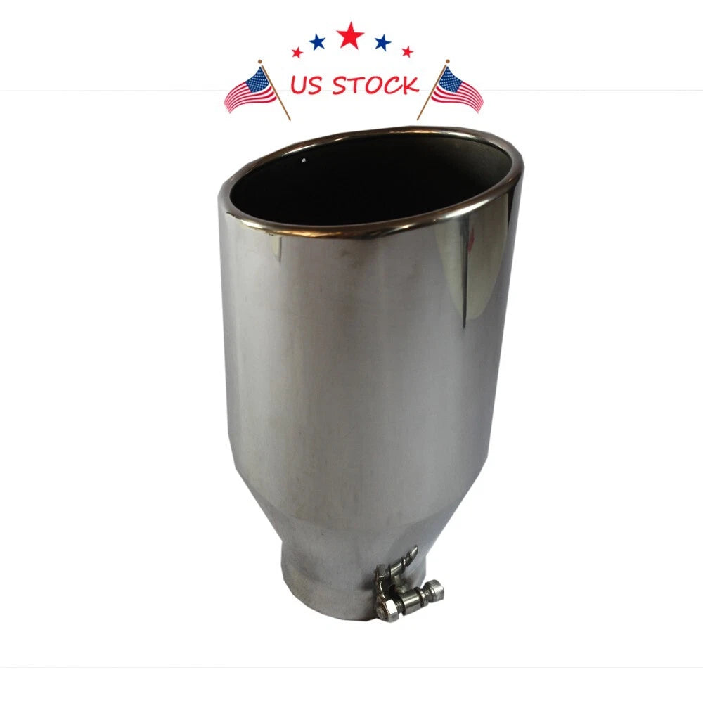 4" Inlet Chrome Exhaust Tip for Diesel Trucks