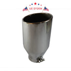 4" Inlet Chrome Exhaust Tip for Diesel Trucks