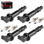 Ignition Coils & Iridium Spark Plugs for Kawasaki Ninja ZX-6R (2000-2009)