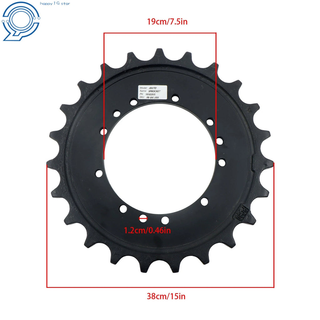 Drive Sprocket for John Deere 30G 35D 27D 35G (2010-2023)