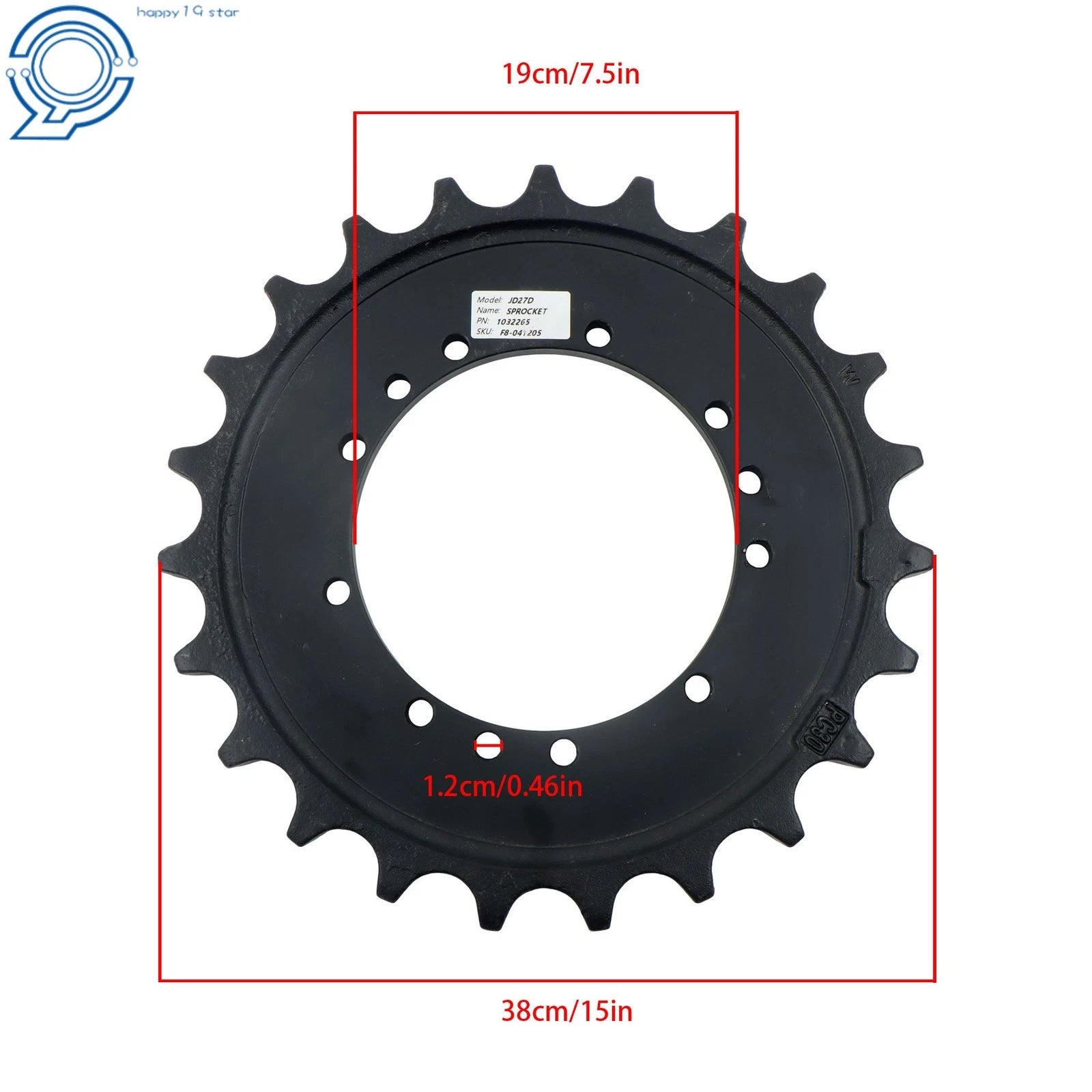 Drive Sprocket for John Deere 30G 35D 27D 35G (2010-2023)