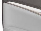Front Insert Door Panel for Honda Civic Sedan (2012–2015) Gray Leather Synthetic