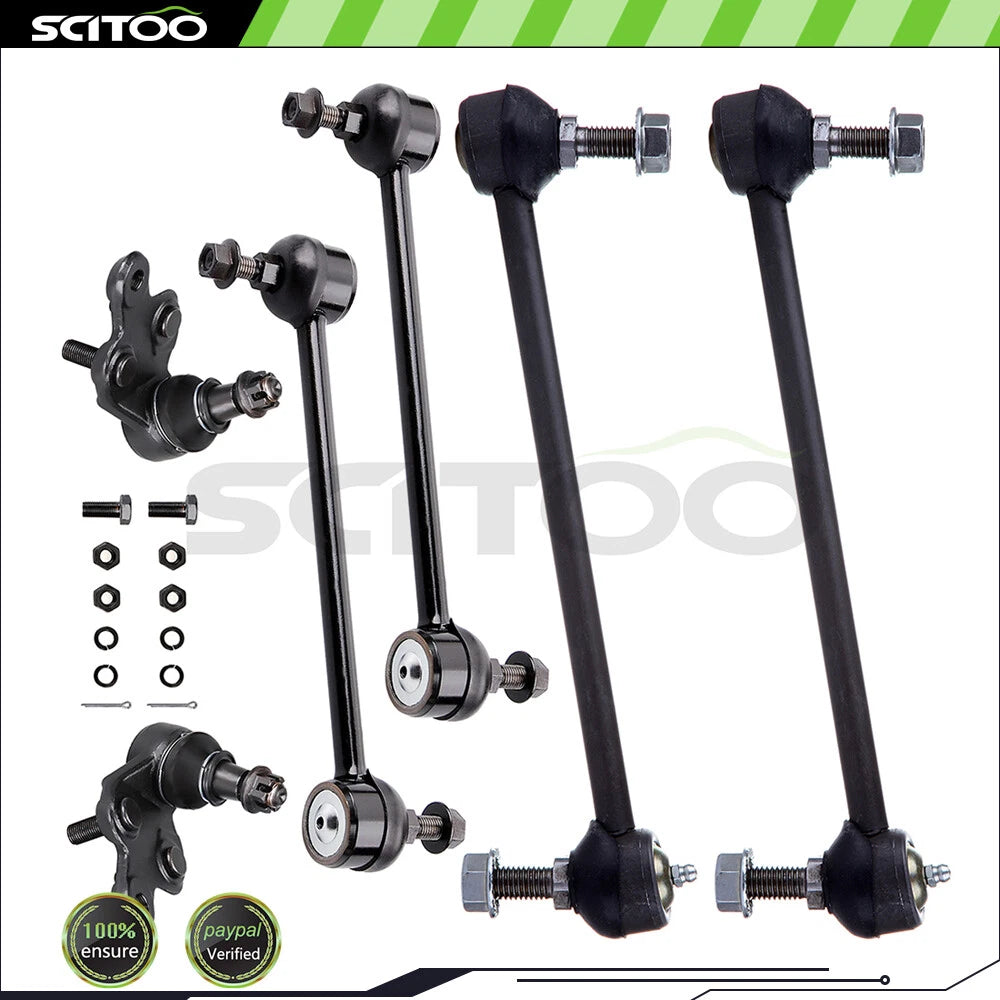 Set of 4 Ball Joints & Sway Bar End Links for Lexus ES330 RX330 (2004–2006)