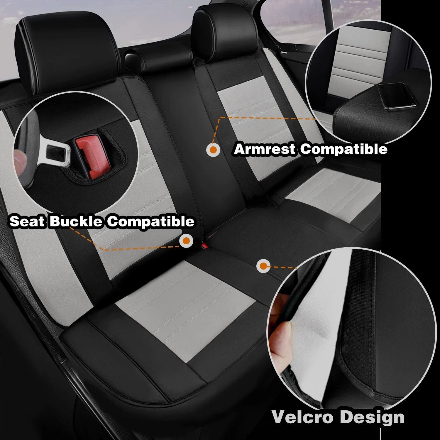 Full Set Leather Seat Covers for Silverado 1500 2500 (2014–2023)