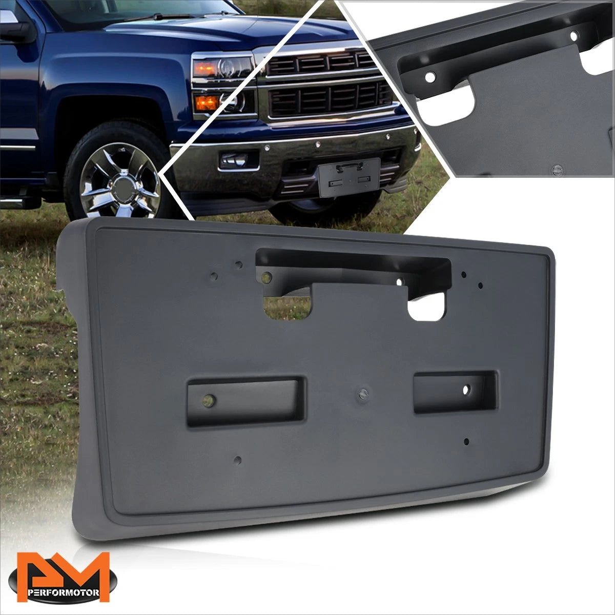 3Pcs Cab Roof Running Light Smoked Housing Blue LED for Silverado Sierra (2002–2007)