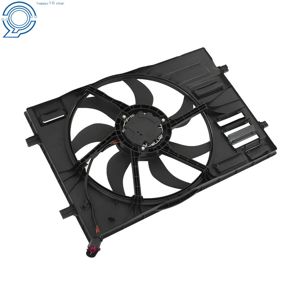 Cooling Fan Assembly for Audi A3 S3 VW e-Golf Golf Jetta (2015-2020)