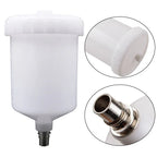 Paint Cup HVLP White Plastic for Sata Sprayer Jet Connector