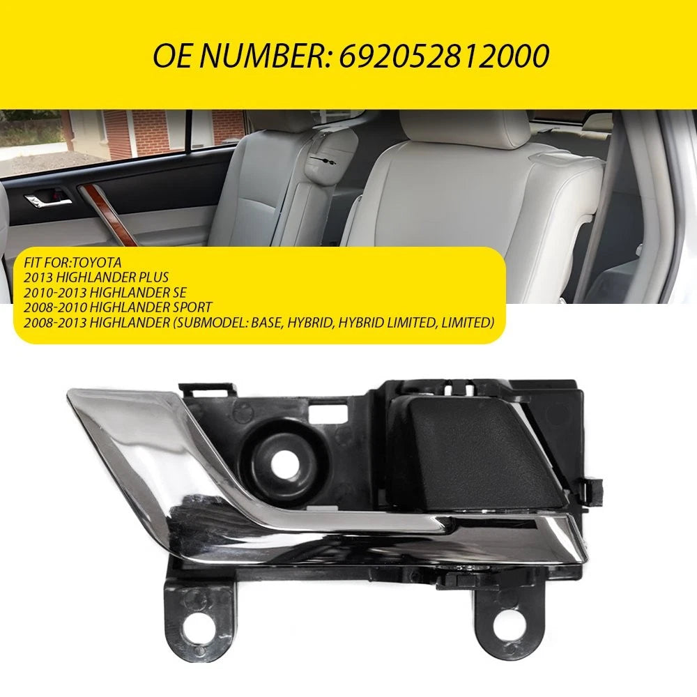 Inner Door Handle for Toyota Highlander (2008–2013) Right Passenger